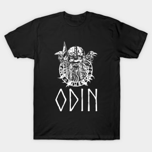 Ancient Nordic Medieval Germanic Mythology Norse God Odin T-Shirt